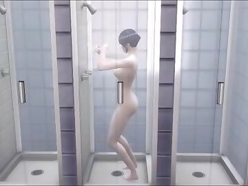 Naruto Hentai Hinata Kiba and Shino Team 8 Hostel Showers