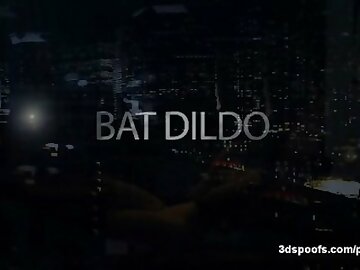 Bat Girl and Wonderwoman - Bat Dildo never fails! Wet Juicy Pussy for days!