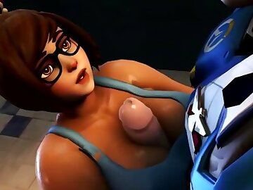 Rise and Cum - Overwatch Mei (By eddyproductions)