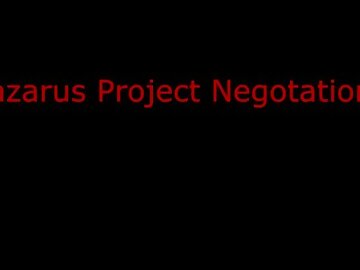 Lazarus Project Negotiations [sfm-dh]