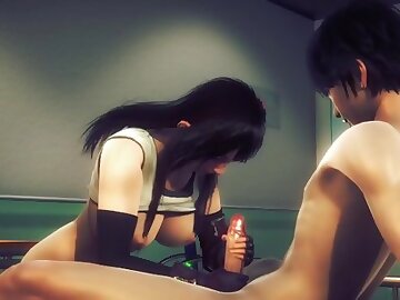 [PoV] Tifa Lewdhart plays with your dick(3D PORN)/Final Fantasy