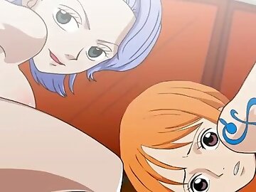 One Piece - Nami and Nojiko Anime Orgy Hentai POV By Foxie2K P62