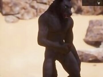 Wild Life / Male Furry's Jerking off Compilation HD / Werewolf,Tiger,Lion,Minotaur porn video