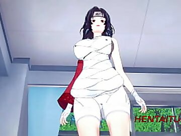 Naruto Hentai 3D - Kurenai Blowjob and handjob to Naruto, and he cums in her mouth