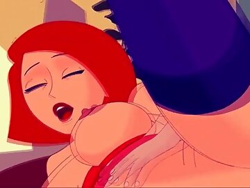 Disney Princesses in Hot Anal Threesome Sex / Cartoon Porn