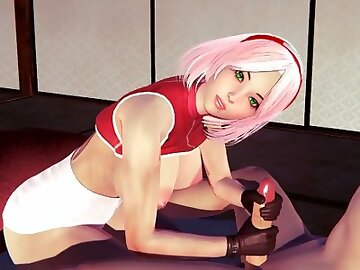 Naruto Sakura big boobs girl fucked (3D Hentai)