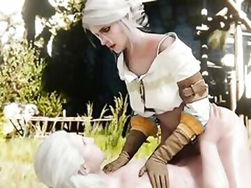 Ciri and Geralt Anal Training - Niodreth