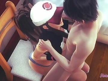 Pokemon Hentai - Hilda Part 6 (Uncensored)