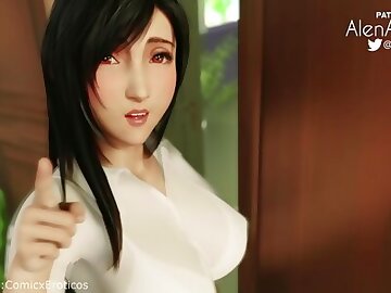 Home Alone with Tifa! What would you do?
