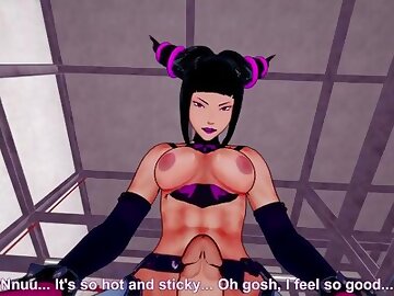 Street Fighter futa Juri Han you lost the fight and she has the right to any desire Taker POV