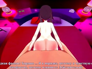 Genshin Impact: Hu Tao Doggy Style Sex with a Beautiful Babe. (3D Hentai)