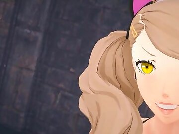 Ann Takamaki in Trouble Persona 5 3D hentai