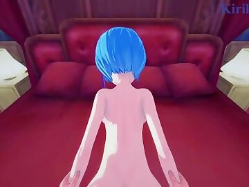Rem and I have intense sex in the bedroom. - Re:Zero POV Hentai