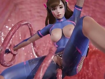 Extremely Cute D.va Fuck Overwatch Porn