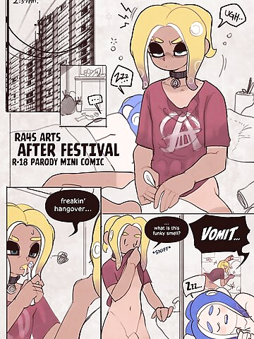 [Ra4s] After Festival [English] Inkling english males only ra4s anal anal intercourse yaoi full color uncensored Splatoon