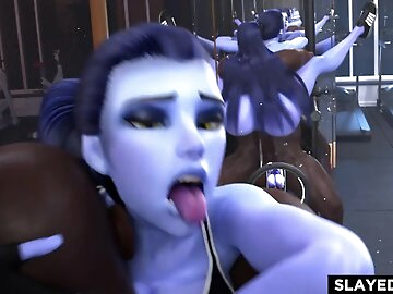 Widowmaker ''Worked out at the Gym'' (by Slayed.coom)