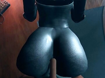 Atomic Heart Black guy fucked in the ass Robot Girl Cum Inside Big Ass Animation Game 2023