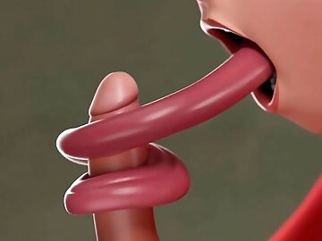 Helen Parr ( The Incredibles ) - Tags lessons: Blowjob ( 4K )