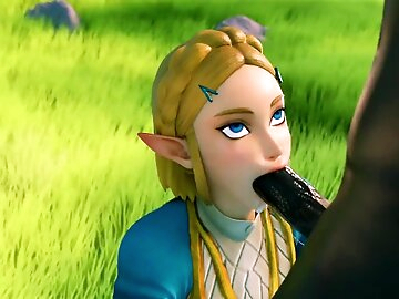 Princess Zelda - blacked ( HD )