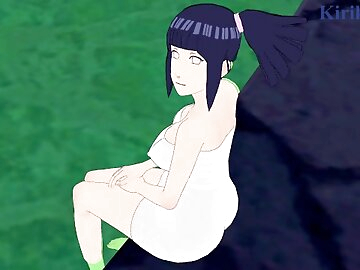 Hinata Hyuga and I have intense sex in a hot spring. - Naruto Hentai