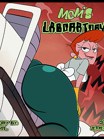 Mom's Laboratory 2 by (Datguyphil) Dexters Mom english gloves mother datguyphil full color blowjob bondage comic milf multi-work series big ass incest Dexters laboratory