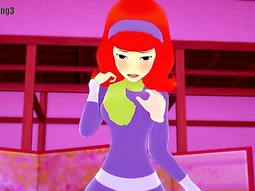 Daphne Blake Having sex / Scooby Doo / Hentai uncensored POV and normal / Full version