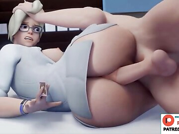 Mercy Fuck Without Condom And Getting Creampie / Exclusive Hentai Overwatch 4K 60 FPS