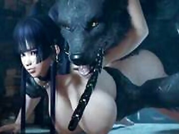 Nyotengu Sex With Werewolf