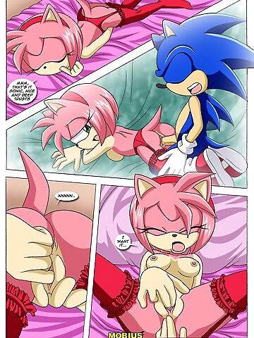 (palcomix) Amy's Fantasy Amy Rose Sonic the Hedgehog english gloves furry palcomix mobius unleashed masturbation furry Sonic Sonic The Hedgehog