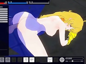 [CM3D2] - RWBY Anime porn - Big-titted Blonde Yang Xiao Lengthy Having Personal Pool Joy
